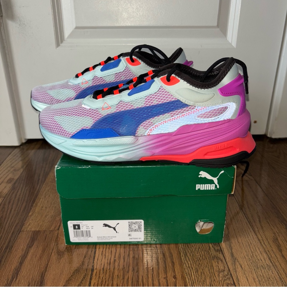 Puma Extent Nitro Ultraviolet Athletic Shoes Size 8